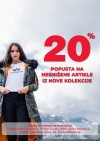 Popust 20% na novu nesniženu kolekciju i dodatnih 10% na već snižene artikle