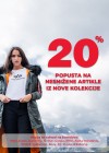 Popust 20% na novu nesniženu kolekciju i dodatnih 10% na već snižene artikle