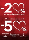 -20% popusta na NOVU nesniženu kolekciju i dodatnih -10% na artikle snižene do -50%